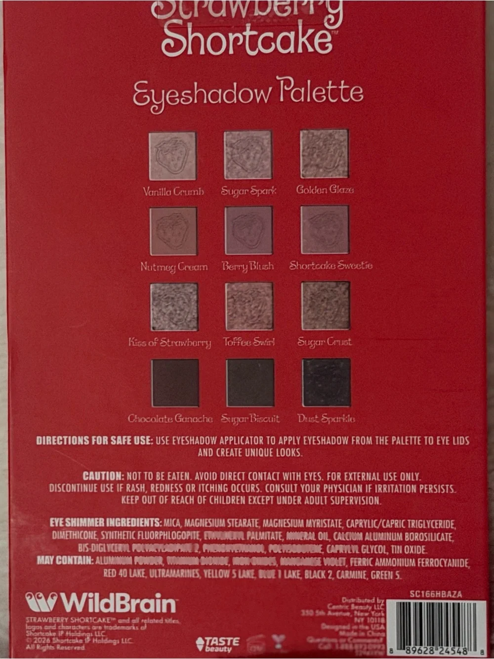Strawberry Shortcake Taste Beauty Eyeshadow Palette